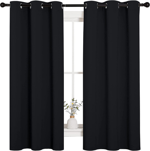 Black blackout curtains for - blackout,